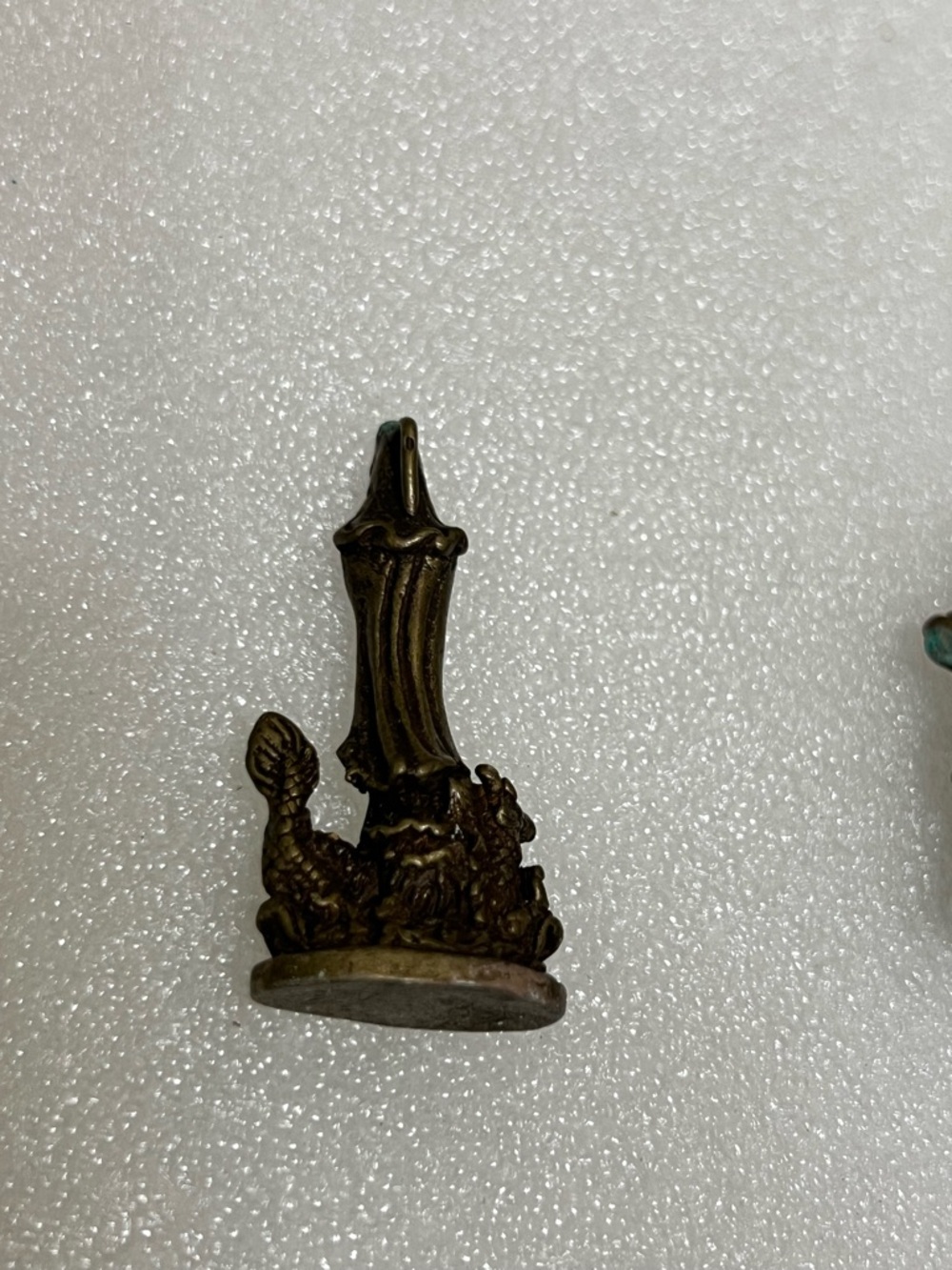 Chinese Tibet Buddha Bronze statue miniature - Picture 9 of 10